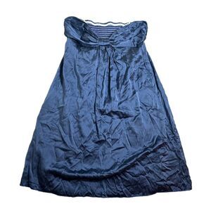 Johnny M silk strapless mini dress